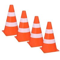 4 Idena Spielzeug-Pylone orange, weiß 24,0 cm 4 Idena Spielzeug-Pylone orange, weiß 24,0 cm von Idena