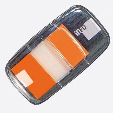 Haftstreifen 25x43mm 50Bl. orange Haftstreifen 25x43mm 50Bl. orange von Idena