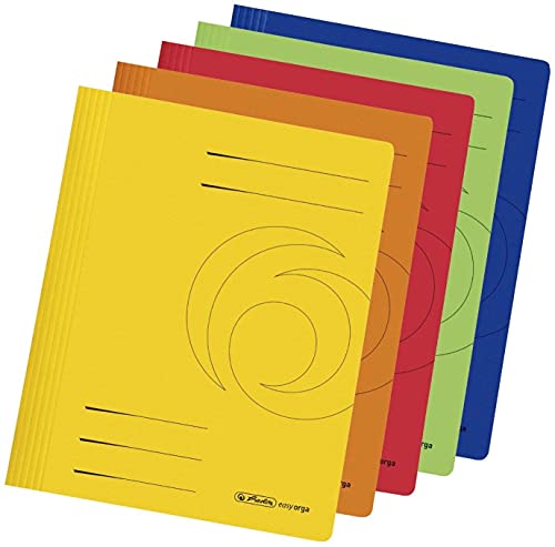 Herlitz 11037181 Schnellhefter A4 Karton gefaltet farbig sortiert 10er Packung Herlitz 11037181 Schnellhefter A4 Karton gefaltet farbig sortiert 10er Packung von Idena