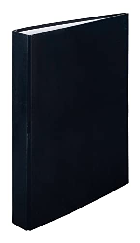 Idena 10332 - Ringbuch A4, 2 Ringe, Rücken 30 mm, schwarz von Idena