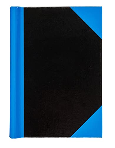 Idena 10351 - Kladde DIN A7, 96 Blatt ,70 g/m², liniert, fester Einband, blau/schwarz, 1 Stück von Idena