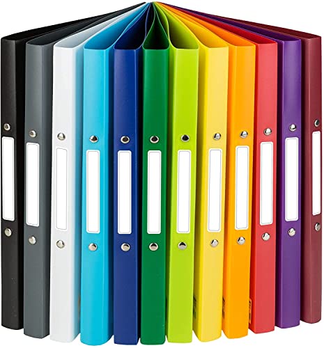 Idena 10428 - Ringbuch im Format DIN A4, mit 2-Ring-Mechanik, 20 mm Rückenbreite, sortiert, 24 Stück Idena 10428 - Ringbuch im Format DIN A4, mit 2-Ring-Mechanik, 20 mm Rückenbreite, sortiert, 24 Stück von Idena