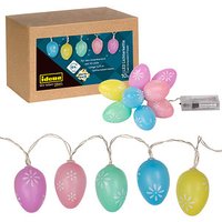 Idena 10er Ostereier Flower LED Lichterkette bunt 1,2 m von Idena