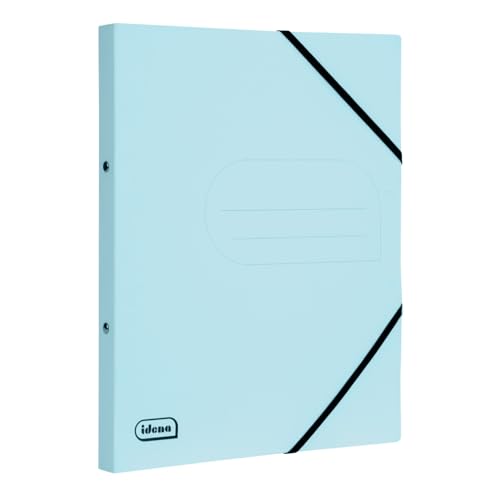 Idena 11106 - Eco Ringbuch aus Karton in DIN A4, Ordner in Türkis mit 20 mm Rückenbreite und 2-Ring-Mechanik, Gummizug über Eck Idena 11106 - Eco Ringbuch aus Karton in DIN A4, Ordner in Türkis mit 20 mm Rückenbreite und 2-Ring-Mechanik, Gummizug über Eck von Idena