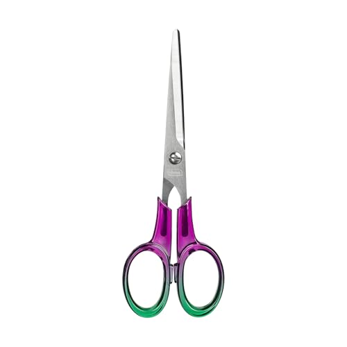 Idena 11358 - Schere aus Acryl, Büroschere mit Griff in Lila und Grün, ca. 16 cm, geeignet für Schule und Büro Idena 11358 - Schere aus Acryl, Büroschere mit Griff in Lila und Grün, ca. 16 cm, geeignet für Schule und Büro von Idena