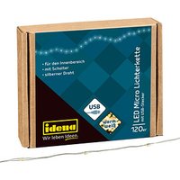 Idena 120er Micro LED Lichterkette silber 13,5 m Idena 120er Micro LED Lichterkette silber 13,5 m von Idena
