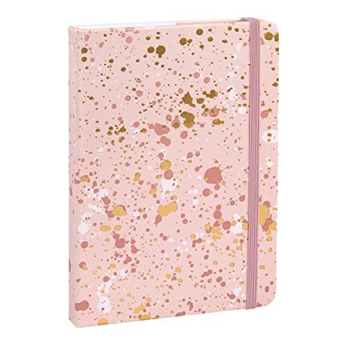 Idena 12250 - Notizbuch Sparkle Rose, kariert, 14 x 20 cm, 192 Seiten, 100 g/m², mit Froschtasche, Leseband und Gummiverschluss, 1 Stück Idena 12250 - Notizbuch Sparkle Rose, kariert, 14 x 20 cm, 192 Seiten, 100 g/m², mit Froschtasche, Leseband und Gummiverschluss, 1 Stück von Idena