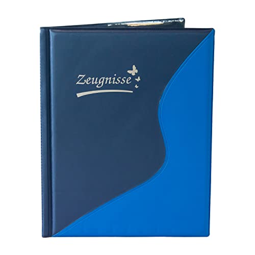 Idena 20103 - Zeugnismappe DIN A4, 12 Hüllen, dokumentenecht, blau, Dokumentenmappe, 1 Stück Idena 20103 - Zeugnismappe DIN A4, 12 Hüllen, dokumentenecht, blau, Dokumentenmappe, 1 Stück von Idena