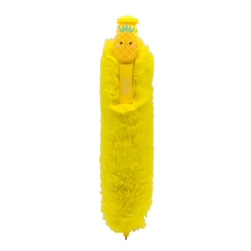 Idena - Kugelschreiber mit Plüsch, Flauschiger gelber Stift mit Ananas-Clip, Niedlicher Schreibspaß für Kinder, Teenager & Büro - ein Stück Idena - Kugelschreiber mit Plüsch, Flauschiger gelber Stift mit Ananas-Clip, Niedlicher Schreibspaß für Kinder, Teenager & Büro - ein Stück von Idena