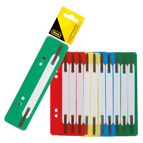 Idena 300411 - Heftstreifen, 10 Stück, in 4 Farben, aus Kunststoff Idena 300411 - Heftstreifen, 10 Stück, in 4 Farben, aus Kunststoff von Idena