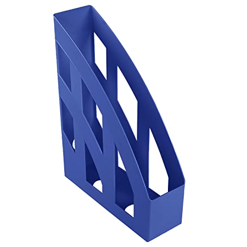 Idena 300834 - Stehsammler für DIN A4, aus Kunststoff, blau, 1 Stück Idena 300834 - Stehsammler für DIN A4, aus Kunststoff, blau, 1 Stück von Idena