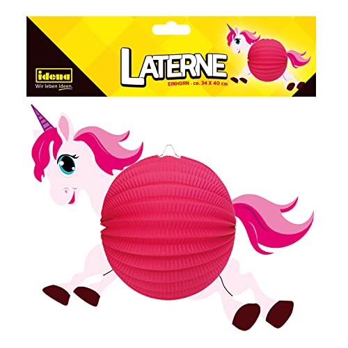 Idena 30227 - Laterne Einhorn, Größe 40 x 34 cm, Fabelwesen, St. Martin, Lichterfest, Laternenumzug, Advent, Weihnachten, Dekoration Idena 30227 - Laterne Einhorn, Größe 40 x 34 cm, Fabelwesen, St. Martin, Lichterfest, Laternenumzug, Advent, Weihnachten, Dekoration von Idena