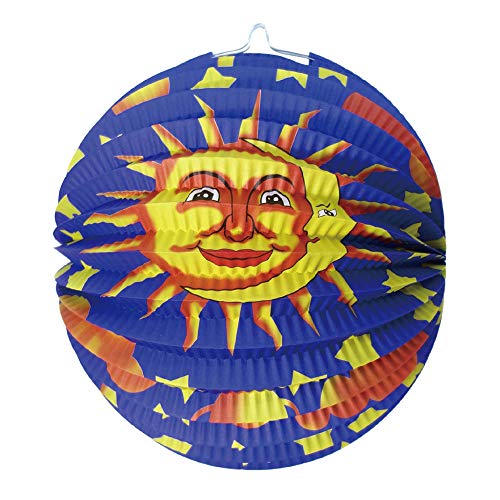 Idena 30229 - Lampion Sonne, Mond und Sterne, Durchmesser 26 cm, St. Martin, Lichterfest, Laternenumzug, Advent, Weihnachten, Dekoration Idena 30229 - Lampion Sonne, Mond und Sterne, Durchmesser 26 cm, St. Martin, Lichterfest, Laternenumzug, Advent, Weihnachten, Dekoration von Idena