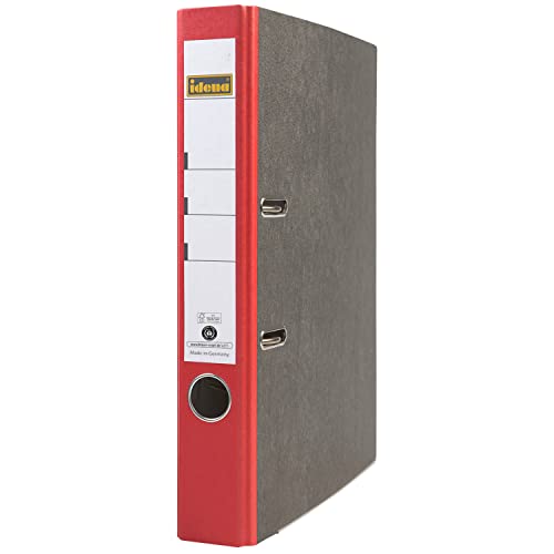 Idena 303068 - Ordner für DIN A4, 5 cm schmal, Wolkenmarmor, rot, 1 Stück Idena 303068 - Ordner für DIN A4, 5 cm schmal, Wolkenmarmor, rot, 1 Stück von Idena