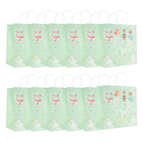 Idena 30478 -12 - Geschenktüten Kinder, 12 Stück, Geschenktasche in der Größe 28 x 28 cm, Papiertüten für Kinder in Mint Idena 30478 -12 - Geschenktüten Kinder, 12 Stück, Geschenktasche in der Größe 28 x 28 cm, Papiertüten für Kinder in Mint von Idena