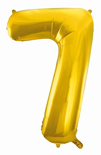 Idena 38232 - Folienballon Zahl, Größe ca. 65 x 100 cm, Gold, ungefüllt, für Helium und Luft geeignet, Zahlenballon, Lebensjahr, Jubiläum, Geburtstag, Geschenk, Dekoration, Party Idena 38232 - Folienballon Zahl, Größe ca. 65 x 100 cm, Gold, ungefüllt, für Helium und Luft geeignet, Zahlenballon, Lebensjahr, Jubiläum, Geburtstag, Geschenk, Dekoration, Party von Idena