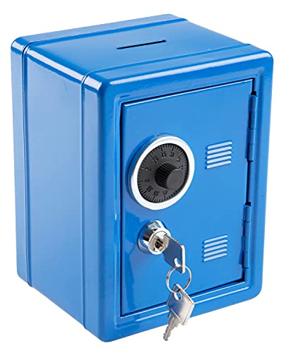 Idena 50036 - Spartresor, 120 x 105 x 160 mm, blau, 1 Stück von Idena