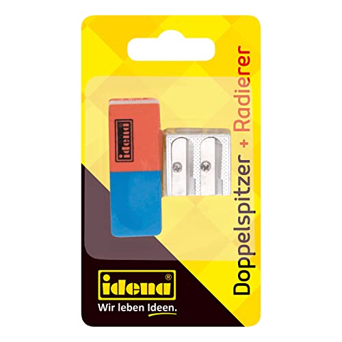 Idena 522073 - Radierer und Doppelanspitzer, 2- teilig, 1 Set Idena 522073 - Radierer und Doppelanspitzer, 2- teilig, 1 Set von Idena
