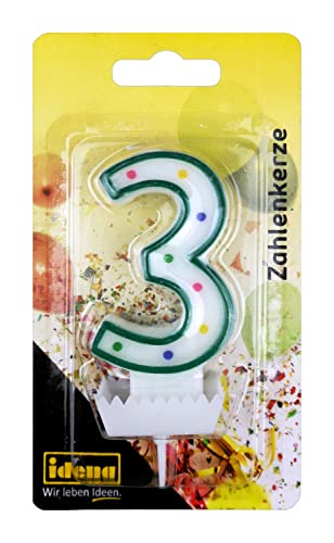 Idena 58363 - Zahlenkerze, Kuchenkerze, Tortenkerze, Dekoration, Kerzen, Geburtstag, Jubiläum, Jahrestag Idena 58363 - Zahlenkerze, Kuchenkerze, Tortenkerze, Dekoration, Kerzen, Geburtstag, Jubiläum, Jahrestag von Idena