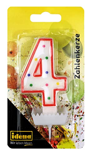 Idena 58364 - Zahlenkerze, Kuchenkerze, Tortenkerze, Dekoration, Kerzen, Geburtstag, Jubiläum, Jahrestag Idena 58364 - Zahlenkerze, Kuchenkerze, Tortenkerze, Dekoration, Kerzen, Geburtstag, Jubiläum, Jahrestag von Idena