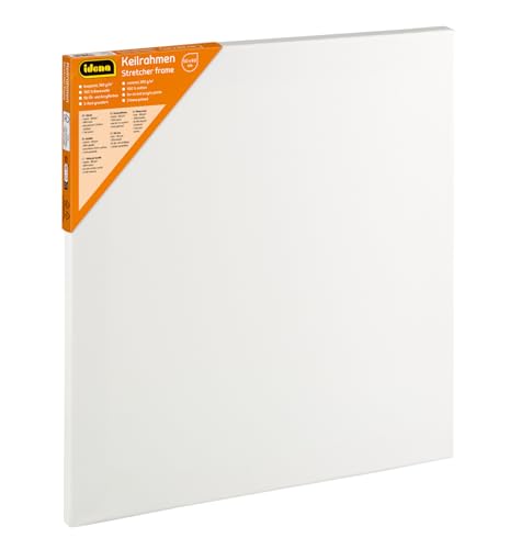 Idena 60010 - Keilrahmen mit Leinwand aus 100% Baumwolle, Grammatur 380 g/m², für Öl- und Acrylfarben, ca. 50 x 60 cm groß, weiß Idena 60010 - Keilrahmen mit Leinwand aus 100% Baumwolle, Grammatur 380 g/m², für Öl- und Acrylfarben, ca. 50 x 60 cm groß, weiß von Idena
