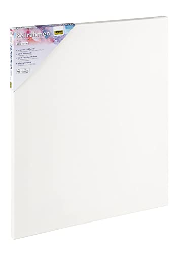 Idena 60033 - Keilrahmen mit Leinwand aus 100% Baumwolle, Grammatur 380 g/m², für Öl- und Acrylfarben, ca. 40 x 50 cm groß, weiß Idena 60033 - Keilrahmen mit Leinwand aus 100% Baumwolle, Grammatur 380 g/m², für Öl- und Acrylfarben, ca. 40 x 50 cm groß, weiß von Idena