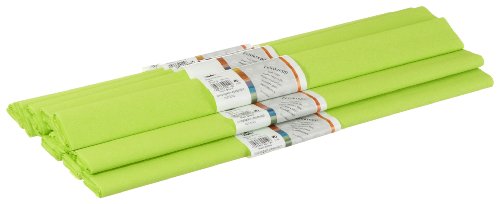 Idena 617154 - Krepppapier 10 Rollen 50 x 250 cm Apfel - grün von Idena