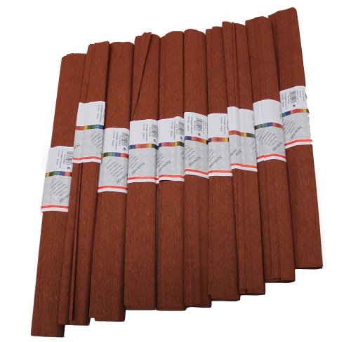 Idena 617160 - Krepppapier 10 Rollen 50 x 250 cm, kastanie Idena 617160 - Krepppapier 10 Rollen 50 x 250 cm, kastanie von Idena