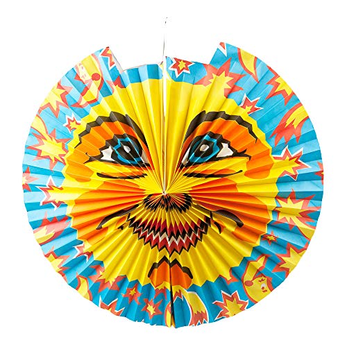 Idena 8312516 - Laterne Sonne, Durchmesser 46 cm, Papier, Lampion, St. Martin, Lichterfest, Laternenumzug, Advent, Weihnachten, Dekoration Idena 8312516 - Laterne Sonne, Durchmesser 46 cm, Papier, Lampion, St. Martin, Lichterfest, Laternenumzug, Advent, Weihnachten, Dekoration von Idena