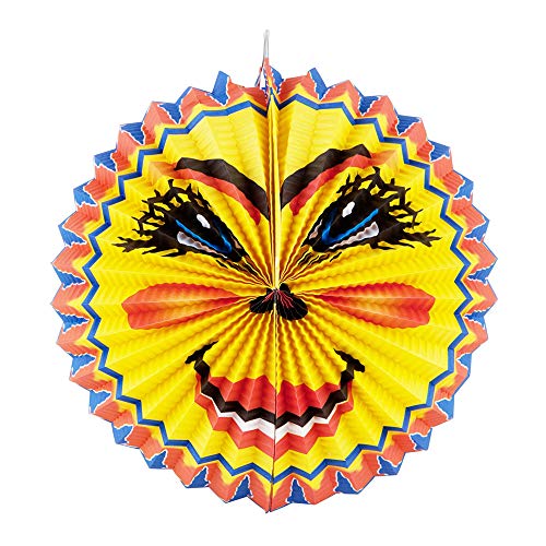 Idena 8312518 - Laterne Sonne, Durchmesser 26 cm, Papier, Lampion, St. Martin, Lichterfest, Laternenumzug, Advent, Weihnachten, Dekoration Idena 8312518 - Laterne Sonne, Durchmesser 26 cm, Papier, Lampion, St. Martin, Lichterfest, Laternenumzug, Advent, Weihnachten, Dekoration von Idena
