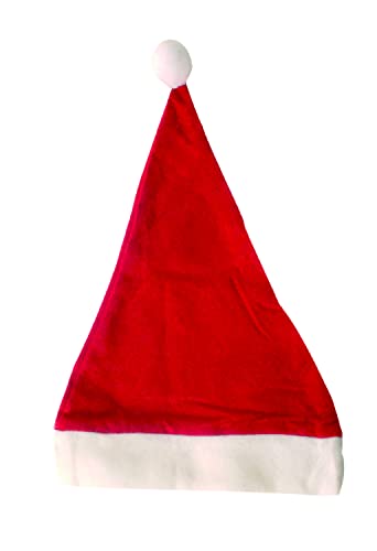 Idena 8580150 - Nikolausmütze, Weihnachtsmann, Santa Claus, für Erwachsene, Rot, Einheitsgröße von Idena