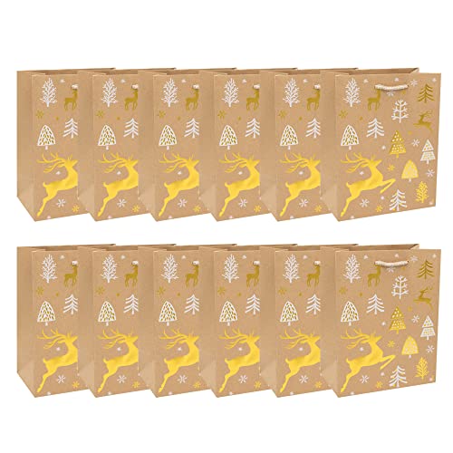 Idena 90807 - Geschenktüten Rentier, 12 Stück, 18 x 23 x 10 cm, Papiertüten, Geschenktaschen Go-Ren Idena 90807 - Geschenktüten Rentier, 12 Stück, 18 x 23 x 10 cm, Papiertüten, Geschenktaschen Go-Ren von Idena