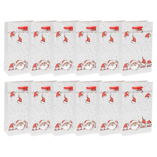 Idena 90813 - Geschenktüten Weihnachtsmann Session, 12 Stück, 11 x 18 x 5 cm, Papiertüten, Geschenktaschen Idena 90813 - Geschenktüten Weihnachtsmann Session, 12 Stück, 11 x 18 x 5 cm, Papiertüten, Geschenktaschen von Idena