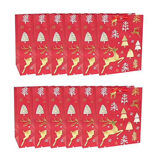 Idena 90824 - Geschenktüten Rentier, 12 Stück, 18 x 23 x 10 cm, Papiertüten, Geschenktaschen Deer Red Idena 90824 - Geschenktüten Rentier, 12 Stück, 18 x 23 x 10 cm, Papiertüten, Geschenktaschen Deer Red von Idena