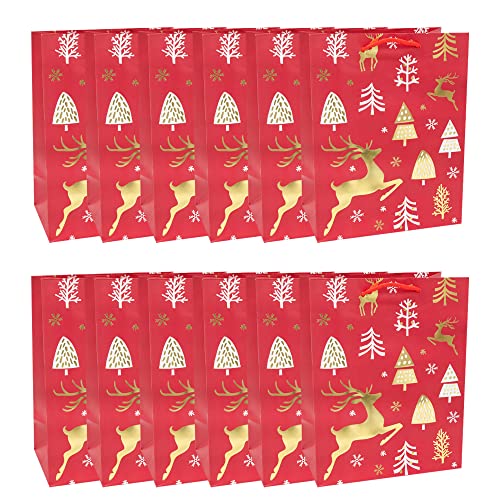 Idena 90825 - Geschenktüten Rentier, 12 Stück, 26 x 32 x 12 cm, Papiertüten, Geschenktaschen Deer Red Idena 90825 - Geschenktüten Rentier, 12 Stück, 26 x 32 x 12 cm, Papiertüten, Geschenktaschen Deer Red von Idena