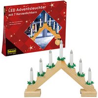 Idena Adventsleuchter LED Dekoleuchte braun Idena Adventsleuchter LED Dekoleuchte braun von Idena