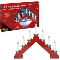 Idena Adventsleuchter LED Dekoleuchte rot, 1 St. von Idena