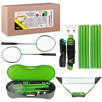Idena Badminton-Set 2in1 grün, schwarz von Idena