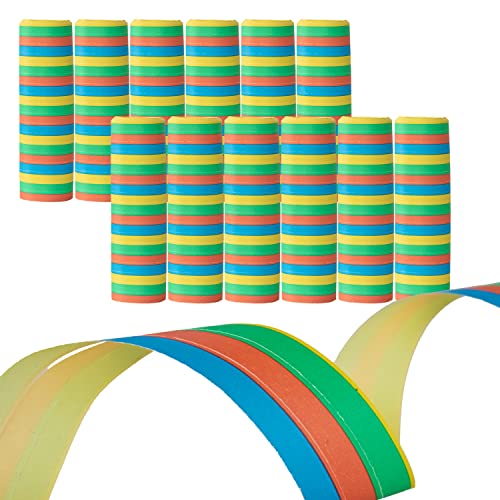 Idena 8274040 - Luftschlangen Set, 12 Rollen mit je 18 Abrisse, Dekoration, Kindergeburtstag, Karneval, Mottoparty Idena 8274040 - Luftschlangen Set, 12 Rollen mit je 18 Abrisse, Dekoration, Kindergeburtstag, Karneval, Mottoparty von Idena