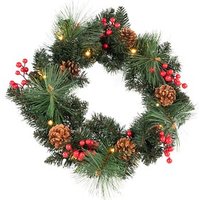 Idena Weihnachtskranz LED Dekoleuchte grün Idena Weihnachtskranz LED Dekoleuchte grün von Idena