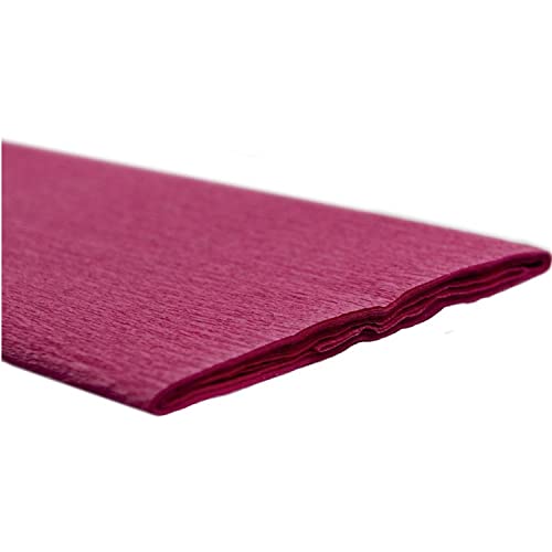Krepp-Papier 50x250 weinrot von Werola
