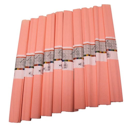 Staufen 617142 - Krepppapier 10 Rollen 50 x 250 cm, zartrosa von Staufen