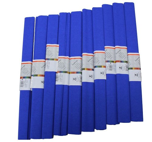 Staufen 617149 - Krepppapier 10 Rollen 50 x 250 cm, brilliant - blau Staufen 617149 - Krepppapier 10 Rollen 50 x 250 cm, brilliant - blau von Idena