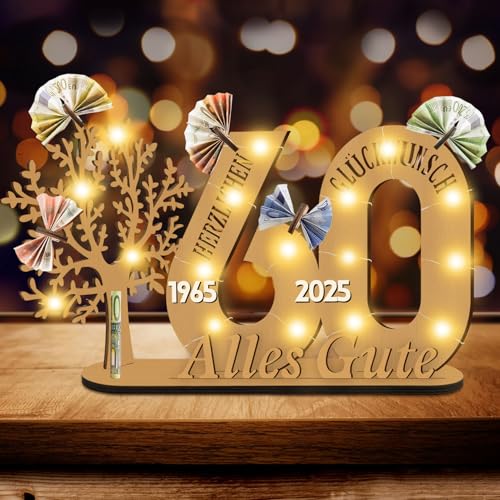 Idota 60 Geburtstag Frau Mann Geschenk Geldbaum Geschenk, Lebensbaum Deko mit Led, 60 Geburtstag Deko Geschenke, Holz-Schild Gästebuch Geldgeschenke, Personalisierte Geburtstag Geschenk Idota 60 Geburtstag Frau Mann Geschenk Geldbaum Geschenk, Lebensbaum Deko mit Led, 60 Geburtstag Deko Geschenke, Holz-Schild Gästebuch Geldgeschenke, Personalisierte Geburtstag Geschenk von Idota