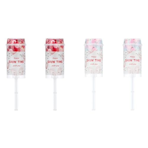 Ieron Konfettikanone, 4 Party-Konfetti-Shooter, biologisch abbaubares Konfetti, Geburtstagskonfetti, Hochzeitsparty, Weihnachten, Neujahrsparty-Zubehör Ieron Konfettikanone, 4 Party-Konfetti-Shooter, biologisch abbaubares Konfetti, Geburtstagskonfetti, Hochzeitsparty, Weihnachten, Neujahrsparty-Zubehör von Ieron