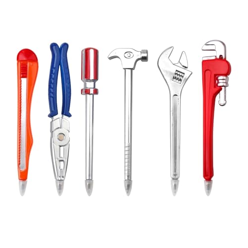 Ieron Neuartige Schreibstift-Werkzeuge, 6-teiliges Set, Kugelschreiber, Schreibstift, Tintenwerkzeuge, skurriles kreatives Schreibwarenset, Coole Gadgets für Jungen, Mädchen, Studenten,Schule Ieron Neuartige Schreibstift-Werkzeuge, 6-teiliges Set, Kugelschreiber, Schreibstift, Tintenwerkzeuge, skurriles kreatives Schreibwarenset, Coole Gadgets für Jungen, Mädchen, Studenten,Schule von Ieron