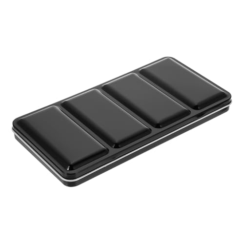Ieron Premium-Aquarell-Metallbox für 48 halbe oder 24 ganze Näpfe, inkl. Mischpalette und Daumenring, Künstlerbedarfs-Organizer und Reiseetui Ieron Premium-Aquarell-Metallbox für 48 halbe oder 24 ganze Näpfe, inkl. Mischpalette und Daumenring, Künstlerbedarfs-Organizer und Reiseetui von Ieron