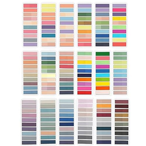 3600pcs Book Tabs, 180 Farben Buch Annotation Registerkarten, beschreibbare und neu positionierbare klebrige, wasserdichte durchscheinende klebrige Note 3600pcs Book Tabs, 180 Farben Buch Annotation Registerkarten, beschreibbare und neu positionierbare klebrige, wasserdichte durchscheinende klebrige Note von Iewroyt