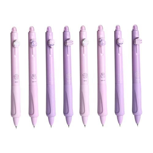 8pcs löschbare Stifte, 0, 5 mm feiner Punktlöschbare Tintenstifte mit Radiergummi, einziehbares blaues und schwarzes Gel, glattes windender Kugelschalter für die Einnahme von Kreuzworträtseln mit dem 8pcs löschbare Stifte, 0, 5 mm feiner Punktlöschbare Tintenstifte mit Radiergummi, einziehbares blaues und schwarzes Gel, glattes windender Kugelschalter für die Einnahme von Kreuzworträtseln mit dem von Iewroyt
