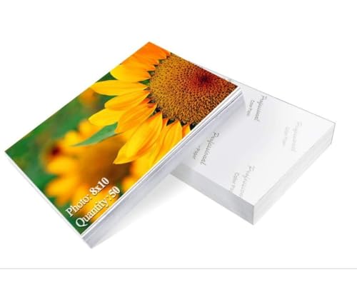 Fotopapier High Glossy Paper 50 Blätter Fotobild für Tintenstrahl 8x10 Zoll von Iewroyt